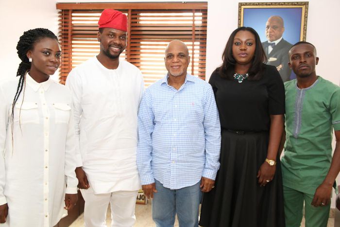 From left: Senior Manager Communication, Red Media Africa, Sola Obagbemi; Founding Partner, Red Media Africa, Adebola Williams; Chairman, Troyka Holdings, Mr Biodun Shobanjo; and Senior Consultant,The Quadrant Company, Mrs Tosin Adefeko, during a court...