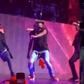 Chris Brown's jeans tore open on stage