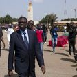 Burkina Faso interim President Michel Kafando attends an official funeral service for victims of the failed military coup in the Place de la Revolution in Ouagadougou, Burkina Faso, October 9, 2015. REUTERS/Arnaud Brunet