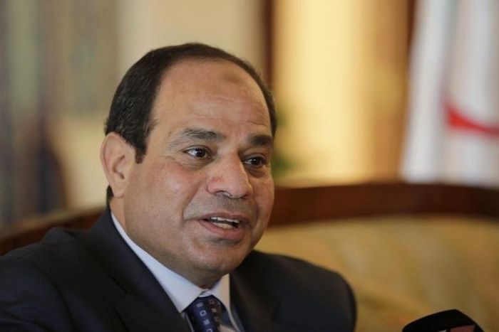 Egypt's President Abdel Fattah al-Sisi answers a question upon his arrival at Algiers airport June 25, 2014. REUTERS/Louafi Larbi