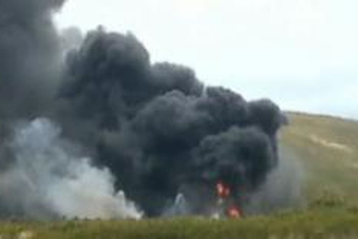 Egyptian military plane crashes near Libyan border, 4 dead