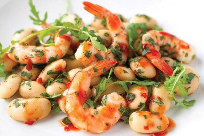 Chili Prawns with Coriander and Lime