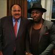 Jim Iyke with Martin Luther King III