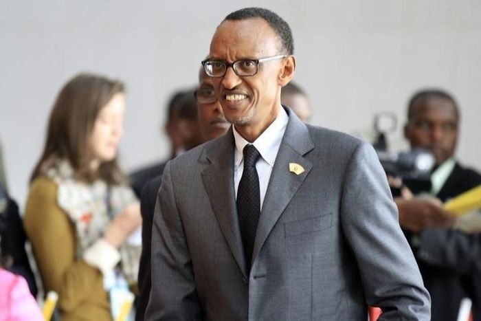 Rwanda's President Paul Kagame arrives for the extraordinary session of the African Union's Assembly of Heads of State and Government on the case of African Relationship with the International Criminal Court (ICC), in Ethiopia's capital Addis Ababa, Oc...