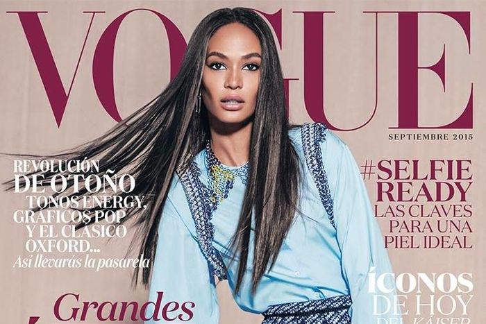 Joan Smalls covers Vogue Mexico September 2015 issue