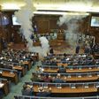 Tear gas fired inside and outside Kosovo parliament