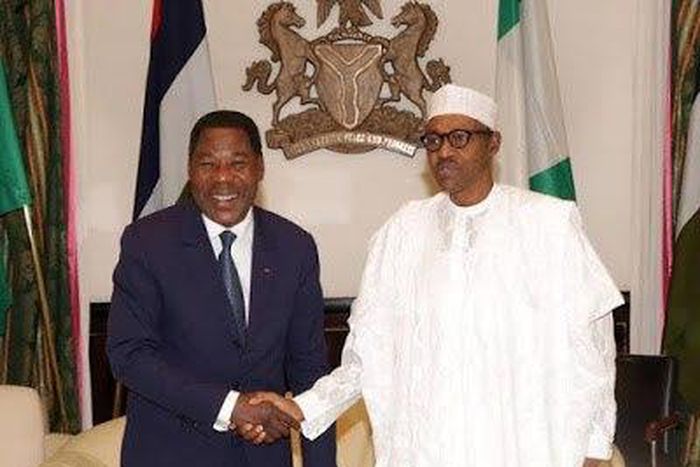 President Muhammadu Buhari receives Benin Republic counterpart, Boni Yayi on August 25, 2015
