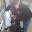 Viral picture of elderly couple helping young man with his tie would make you cry