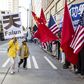Rights protesters, China supporters greet President Xi in Seattle