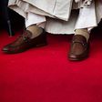 President Muhammadu Buhari's feet