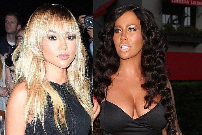 Karreuche Tran and Amber Rose debut new hair-dos