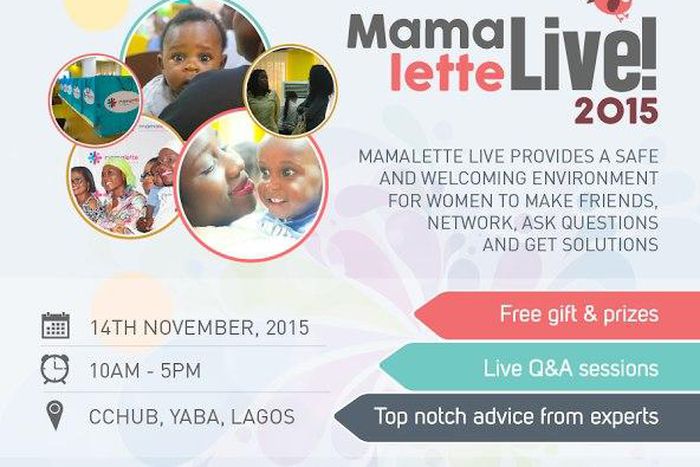 Various sessions will hold at the Mamalette Live! event