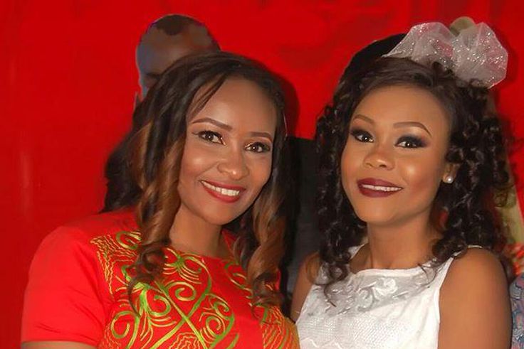 Doris Simeon and Tamara Eteimo at the Lagos premiere of 'Unblissful.'