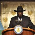 South Sudan's President Salva Kiir addresses a news conference at the Presidential palace in Juba, September 15, 2015. REUTERS/Jok Solomun