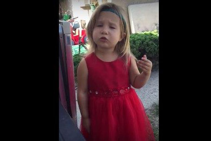 The adorable child who was to serve as a flower girl, decided to give her dad a pep talk on her do's and don'ts so he doesn't embarrass her at the wedding