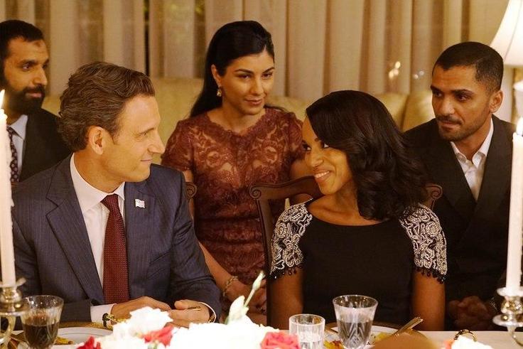 Fitz and Olivia in a scene from tonight's episode of "Scandal."