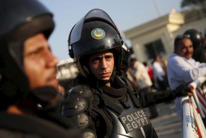 An Egyptian special forces policeman in a file photo.