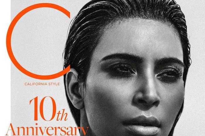 Kim Kardashian for C Magazine September 2015 issue