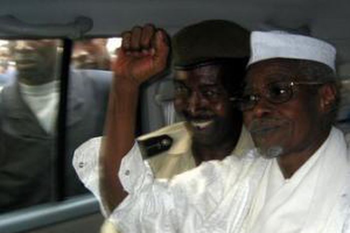 Former Chadian leader carried into Senegal court for trial