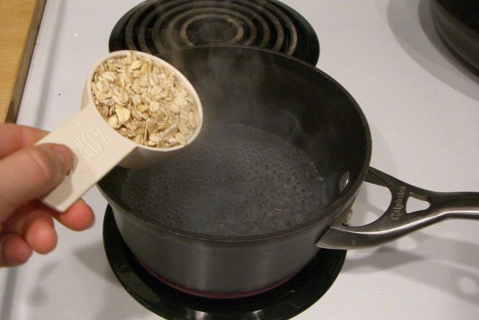 Process of making oats