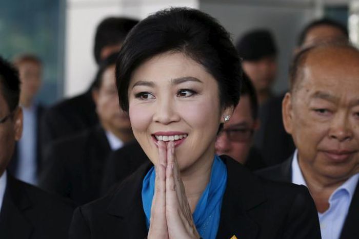 Former Thai PM appears at Supreme Court over doomed rice subsidy scheme