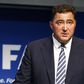 Domenico Scala, Chairman of the FIFA's Audit and Compliance Committee addresses a news conference at the FIFA headquarters in Zurich, Switzerland, June 2, 2015. REUTERS/Ruben Sprich