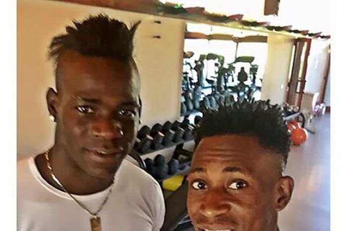 Nnamdi Oduamadi and Mario Balotelli