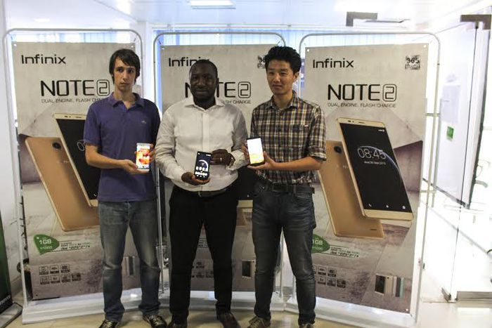 Infinix executives at the launch of the Infinix Note 2