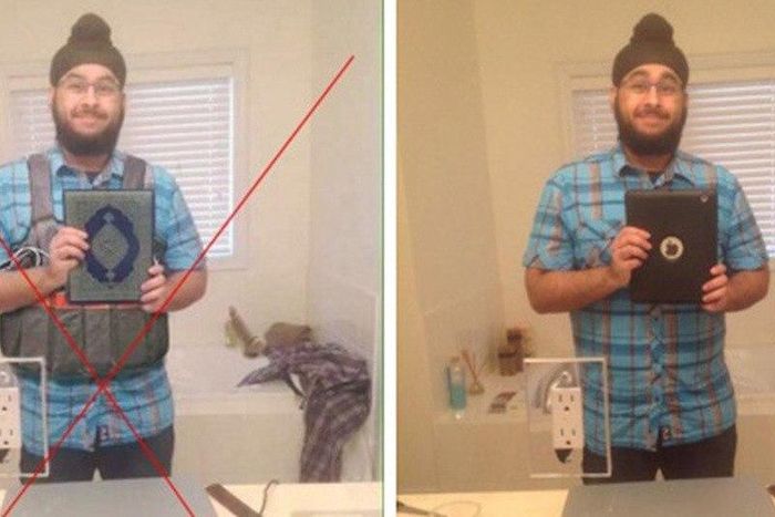 Canadian man who wears turban was photoshopped to look like the Paris attacker