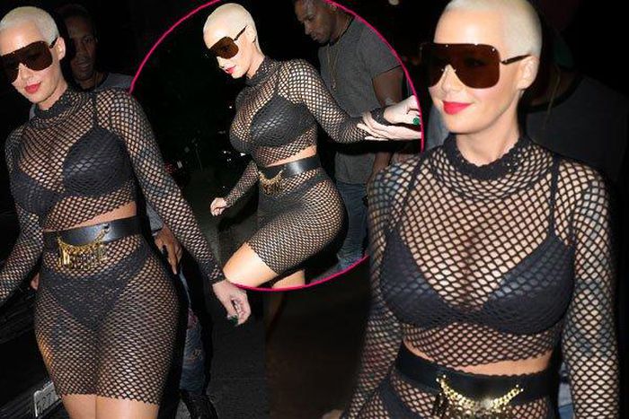 Amber Rose steps out in racy utfit for club night in L.A