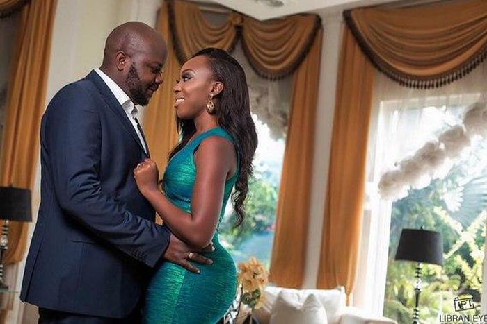 Andrew Esiri and his bride-to-be, Sakenim Pedro-Egbe
