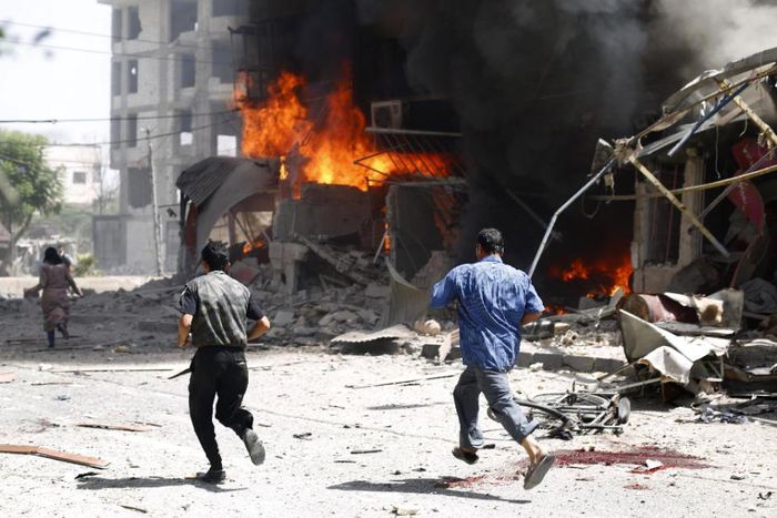 Russia carries out several air strikes against IS - Syrian state TV