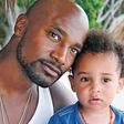Taye Diggs and son, Nathaniel