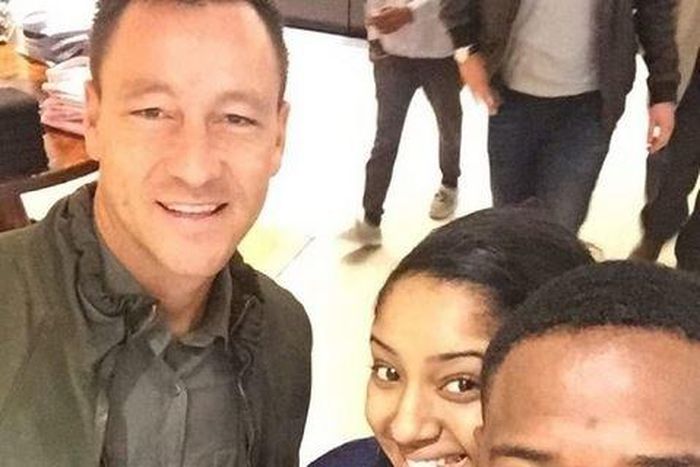 Mofe Duncan, wife and John Terry