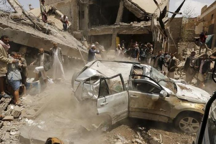 Three grooms among 13 killed in rocket strike at Yemen wedding - residents