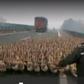 Geese blocking an expressway in China