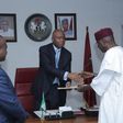 Senate President, Bukola Saraki receives President Muhammadu Buhari's ministerial list on September 30, 2015