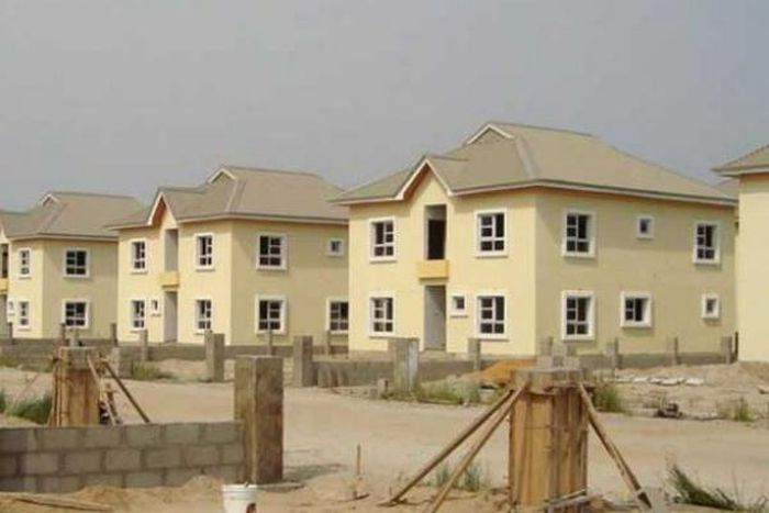 Construction of houses in Akure