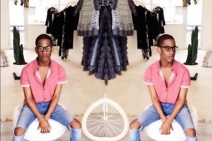 Denola Grey looking casual