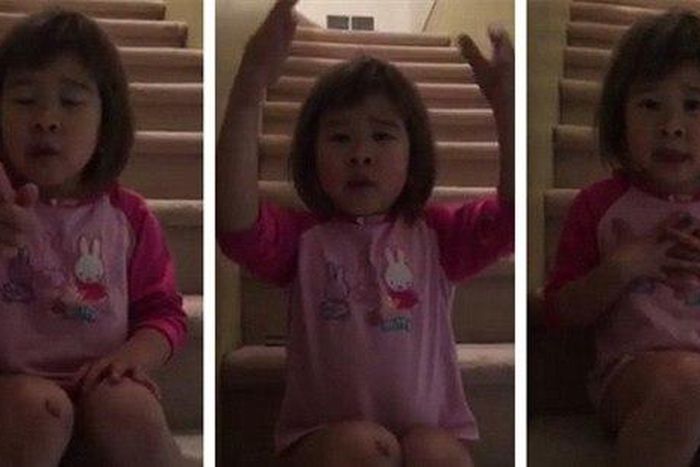 A heartwarming video went viral of a young girl pleading for her divorced parents to be friends.