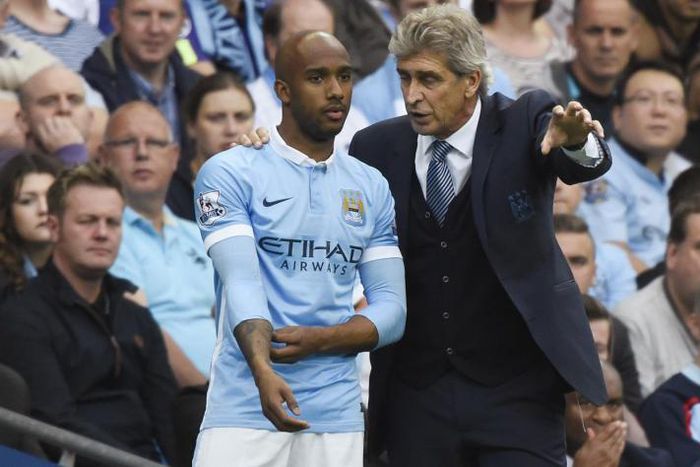 Fabian Delph and Manuel Pellegrini