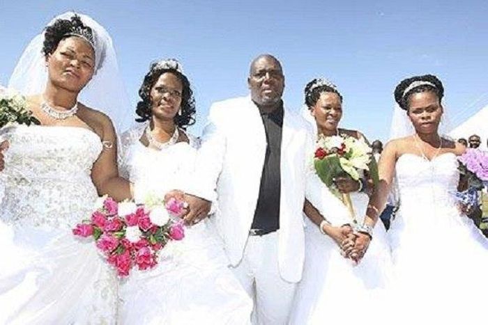 This man got married to four women at the same time