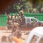 Members of the presidential guard look for protesters in Ouagadougou, Burkina Faso, September 17, 2015. REUTERS/Joe Penney