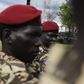 Sudan People's Liberation Army (SPLA) soldiers sit before the start of celebrations on the 31st anniversary of the SPLA in Juba May 16, 2014. REUTERS/Andreea Campeanu