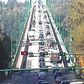traffic on lions gate bridge