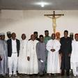 Catholic Bishops on Tuesday, February 10, were paid a visit by All Progressives Congress' Presidential candidate, Muhammadu Buhari and his running mate, Yemi Osinbajo in Abuja