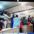 Benue State lawmakers engage in physical combat on June 23, 2015.