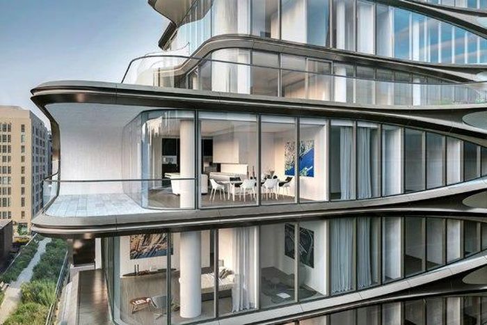 futuristic condominium by Zaha Hadid