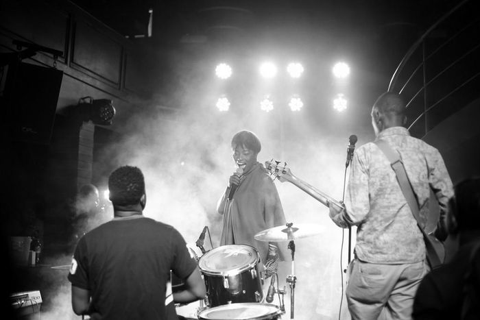 Efya performing at Industry Nite, Lagos.