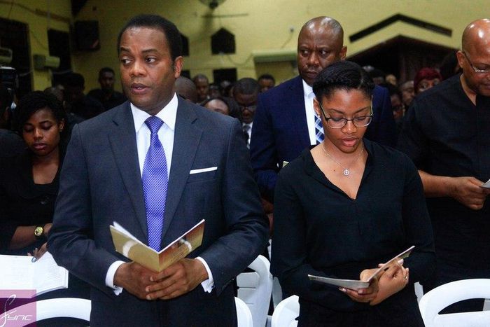 Service of songs for late Bristow Helicopter co-pilot, Peter Bello on August 17, 2015.